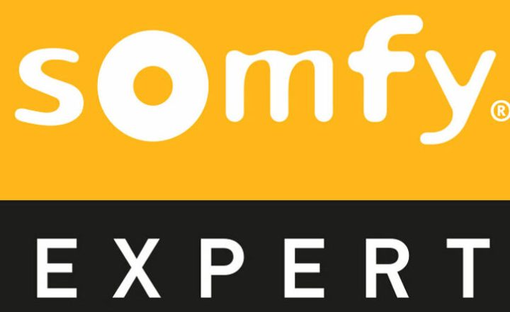 Logo de SOMFY EXPERT en noir et orange